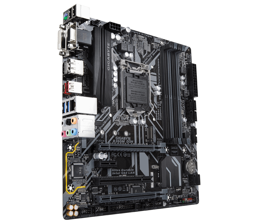 Gigabyte B360M D3H - Motherboard Specifications On MotherboardDB
